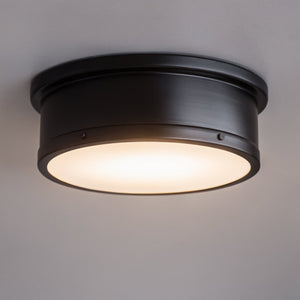 Urban Ambiance - Ceiling Light - UKC20463 Modern Indoor Ceiling Light, 5.75''H x 18''W x 18''Dep, Black Finish, Harrington Collection - 