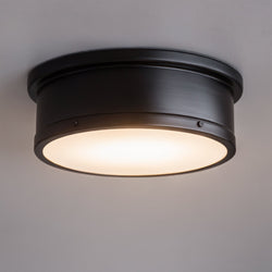 Urban Ambiance - Ceiling Light - UKC20463 Modern Indoor Ceiling Light, 5.75''H x 18''W x 18''Dep, Black Finish, Harrington Collection - 