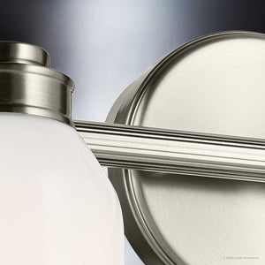 Urban Ambiance - Bath Light - UKC20477 Modern Indoor Bath Light, 9''H x 15''W x 5.5''Dep, Brushed Nickel Finish, Inverly Collection - 