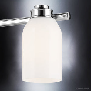 Urban Ambiance - Bath Light - UKC20479 Modern Indoor Bath Light, 9''H x 24.25''W x 5.5''Dep, Chrome Finish, Inverly Collection - 