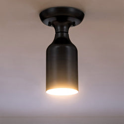 Urban Ambiance - Ceiling Light - UKC20490 Minimalist Indoor Ceiling Light, 9''H x 5''W x 5''Dep, Black Finish, Kenridge Collection - 