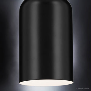 Urban Ambiance - Ceiling Light - UKC20490 Minimalist Indoor Ceiling Light, 9''H x 5''W x 5''Dep, Black Finish, Kenridge Collection - 