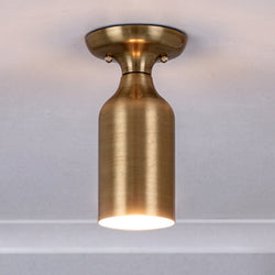Urban Ambiance - Ceiling Light - UKC20491 Minimalist Indoor Ceiling Light, 9''H x 5''W x 5''Dep, Champagne Bronze Finish, Kenridge Collection - 