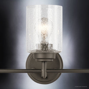 Urban Ambiance - Bath Light - UKC20507 Industrial Indoor Bath Light, 9.25''H x 21.5''W x 6.5''Dep, Olde Bronze Finish, Ravencourt Collection - 