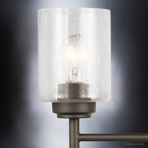 Urban Ambiance - Bath Light - UKC20511 Industrial Indoor Bath Light, 9.25''H x 30''W x 6.5''Dep, Olde Bronze Finish, Ravencourt Collection - 
