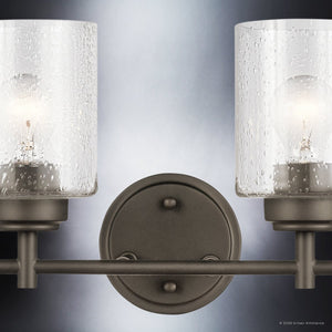 Urban Ambiance - Bath Light - UKC20511 Industrial Indoor Bath Light, 9.25''H x 30''W x 6.5''Dep, Olde Bronze Finish, Ravencourt Collection - 