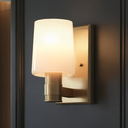 Urban Ambiance - Wall Sconce - UKC20521 Contemporary Indoor Wall Sconce, 8.5''H x 5''W x 6.5''Dep, Champagne Bronze Finish, Northwick Collection -
