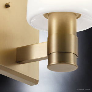 Urban Ambiance - Wall Sconce - UKC20521 Contemporary Indoor Wall Sconce, 8.5''H x 5''W x 6.5''Dep, Champagne Bronze Finish, Northwick Collection -