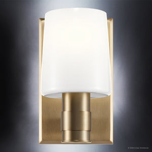 Urban Ambiance - Wall Sconce - UKC20521 Contemporary Indoor Wall Sconce, 8.5''H x 5''W x 6.5''Dep, Champagne Bronze Finish, Northwick Collection -