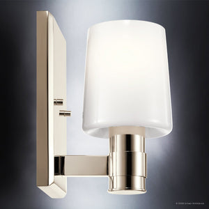 Urban Ambiance - Wall Sconce - UKC20523 Contemporary Indoor Wall Sconce, 8.5''H x 5''W x 6.5''Dep, Polished Nickel Finish, Northwick Collection -