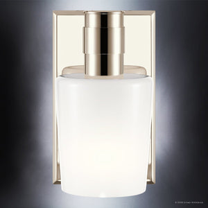 Urban Ambiance - Wall Sconce - UKC20523 Contemporary Indoor Wall Sconce, 8.5''H x 5''W x 6.5''Dep, Polished Nickel Finish, Northwick Collection -