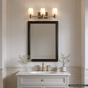 Urban Ambiance - Bath Light - UKC20529 Contemporary Indoor Bath Light, 8.25''H x 24''W x 6.5''Dep, Champagne Bronze Finish, Northwick Collection -