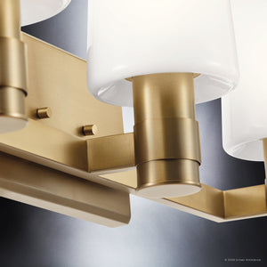 Urban Ambiance - Bath Light - UKC20529 Contemporary Indoor Bath Light, 8.25''H x 24''W x 6.5''Dep, Champagne Bronze Finish, Northwick Collection -