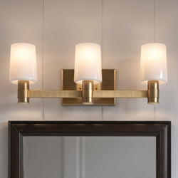 Urban Ambiance - Bath Light - UKC20529 Contemporary Indoor Bath Light, 8.25''H x 24''W x 6.5''Dep, Champagne Bronze Finish, Northwick Collection -