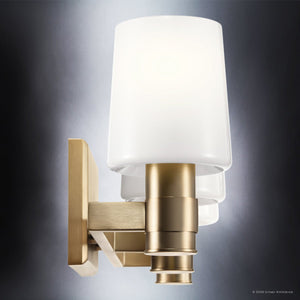 Urban Ambiance - Bath Light - UKC20529 Contemporary Indoor Bath Light, 8.25''H x 24''W x 6.5''Dep, Champagne Bronze Finish, Northwick Collection -