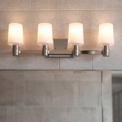 Urban Ambiance - Bath Light - UKC20535 Contemporary Indoor Bath Light, 8.25''H x 30''W x 6.5''Dep, Polished Nickel Finish, Northwick Collection -