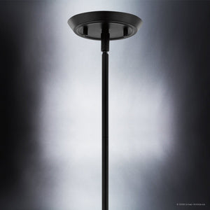 Urban Ambiance - Chandelier - UKC20549 Luxe Industrial Indoor Chandelier, 20''H x 39.75''W x 39.75''Dep, Black Finish, Penhurst Collection -