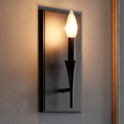 Urban Ambiance - Wall Sconce - UKC20555 Luxe Industrial Indoor Wall Sconce, 11.5''H x 5''W x 4''Dep, Black Finish, Penhurst Collection -