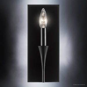 Urban Ambiance - Wall Sconce - UKC20555 Luxe Industrial Indoor Wall Sconce, 11.5''H x 5''W x 4''Dep, Black Finish, Penhurst Collection -