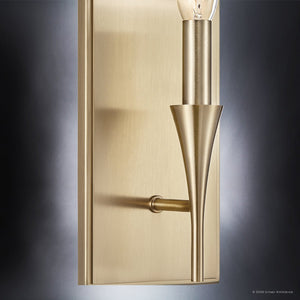 Urban Ambiance - Wall Sconce - UKC20556 Luxe Industrial Indoor Wall Sconce, 11.5''H x 5''W x 4''Dep, Champagne Bronze Finish, Penhurst Collection -