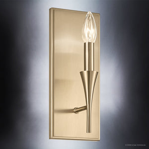 Urban Ambiance - Wall Sconce - UKC20556 Luxe Industrial Indoor Wall Sconce, 11.5''H x 5''W x 4''Dep, Champagne Bronze Finish, Penhurst Collection -