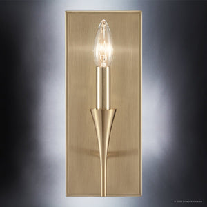 Urban Ambiance - Wall Sconce - UKC20556 Luxe Industrial Indoor Wall Sconce, 11.5''H x 5''W x 4''Dep, Champagne Bronze Finish, Penhurst Collection -