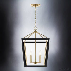 Urban Ambiance - Chandelier - UKC20570 New Traditional Indoor Chandelier, 24''H x 16''W x 16''Dep, Champagne Bronze Finish, Sterling Collection -