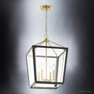 Urban Ambiance - Chandelier - UKC20570 New Traditional Indoor Chandelier, 24''H x 16''W x 16''Dep, Champagne Bronze Finish, Sterling Collection -
