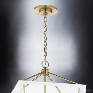 Urban Ambiance - Chandelier - UKC20571 New Traditional Indoor Chandelier, 24''H x 16''W x 16''Dep, Champagne Bronze Finish, Sterling Collection -
