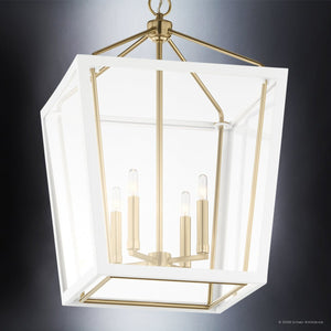 Urban Ambiance - Chandelier - UKC20571 New Traditional Indoor Chandelier, 24''H x 16''W x 16''Dep, Champagne Bronze Finish, Sterling Collection -