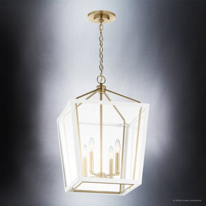 Urban Ambiance - Chandelier - UKC20571 New Traditional Indoor Chandelier, 24''H x 16''W x 16''Dep, Champagne Bronze Finish, Sterling Collection -