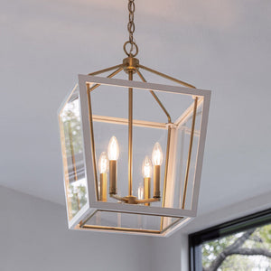 Urban Ambiance - Chandelier - UKC20571 New Traditional Indoor Chandelier, 24''H x 16''W x 16''Dep, Champagne Bronze Finish, Sterling Collection -