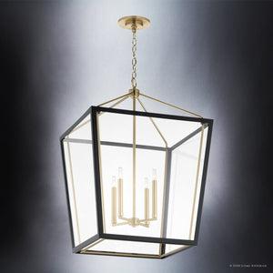 Urban Ambiance - Chandelier - UKC20572 New Traditional Indoor Chandelier, 31.75''H x 22.25''W x 22.25''Dep, Champagne Bronze Finish, Sterling Collection -