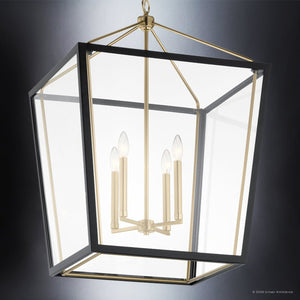 Urban Ambiance - Chandelier - UKC20572 New Traditional Indoor Chandelier, 31.75''H x 22.25''W x 22.25''Dep, Champagne Bronze Finish, Sterling Collection -