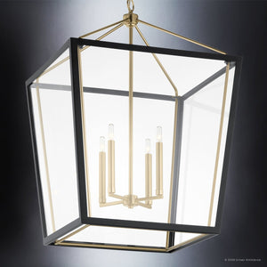 Urban Ambiance - Chandelier - UKC20572 New Traditional Indoor Chandelier, 31.75''H x 22.25''W x 22.25''Dep, Champagne Bronze Finish, Sterling Collection -