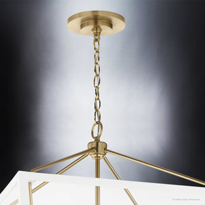 Urban Ambiance - Chandelier - UKC20573 New Traditional Indoor Chandelier, 31.75''H x 22.25''W x 22.25''Dep, Champagne Bronze Finish, Sterling Collection -