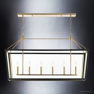 Urban Ambiance - Chandelier - UKC20574 New Traditional Indoor Chandelier, 26''H x 16''W x 16''Dep, Champagne Bronze Finish, Sterling Collection -