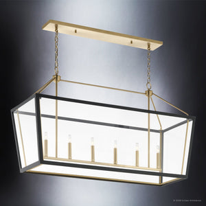 Urban Ambiance - Chandelier - UKC20574 New Traditional Indoor Chandelier, 26''H x 16''W x 16''Dep, Champagne Bronze Finish, Sterling Collection -