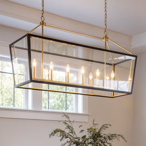 Urban Ambiance - Chandelier - UKC20574 New Traditional Indoor Chandelier, 26''H x 16''W x 16''Dep, Champagne Bronze Finish, Sterling Collection -