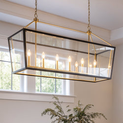 Urban Ambiance - Chandelier - UKC20574 New Traditional Indoor Chandelier, 26''H x 16''W x 16''Dep, Champagne Bronze Finish, Sterling Collection -