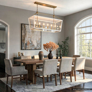Urban Ambiance - Chandelier - UKC20575 New Traditional Indoor Chandelier, 26''H x 16''W x 16''Dep, Champagne Bronze Finish, Sterling Collection -