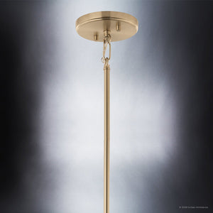 Urban Ambiance - Chandelier - UKC20582 Transitional Indoor Chandelier, 30''H x 22.25''W x 22.25''Dep, Champagne Bronze Finish, Thornfield Collection -