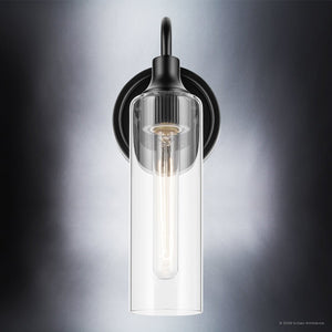 Urban Ambiance - Wall Sconce - UKC20610 Mid-Century Modern Indoor Wall Sconce, 13''H x 5''W x 6''Dep, Black Finish, Carroway Collection -