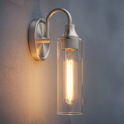Urban Ambiance - Wall Sconce - UKC20613 Mid-Century Modern Indoor Wall Sconce, 13''H x 5''W x 6''Dep, Brushed Nickel Finish, Carroway Collection -
