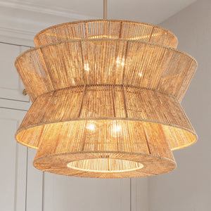 Urban Ambiance - Pendant - UKC20634 Bohemian Indoor Pendant, 20.75''H x 28''W x 28''Dep, Champagne Bronze Finish, Fenwick Collection -