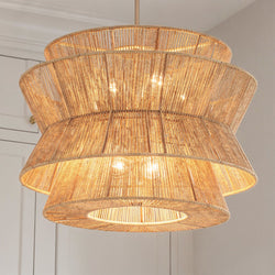Urban Ambiance - Pendant - UKC20634 Bohemian Indoor Pendant, 20.75''H x 28''W x 28''Dep, Champagne Bronze Finish, Fenwick Collection -