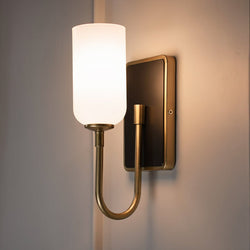 Urban Ambiance - Wall Sconce - UKC20680 New Traditional Indoor Wall Sconce, 13.5''H x 5''W x 6.5''Dep, Champagne Bronze Finish, Ironwood Collection -
