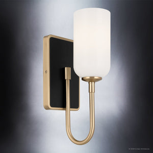 Urban Ambiance - Wall Sconce - UKC20680 New Traditional Indoor Wall Sconce, 13.5''H x 5''W x 6.5''Dep, Champagne Bronze Finish, Ironwood Collection -