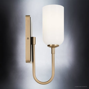 Urban Ambiance - Wall Sconce - UKC20680 New Traditional Indoor Wall Sconce, 13.5''H x 5''W x 6.5''Dep, Champagne Bronze Finish, Ironwood Collection -