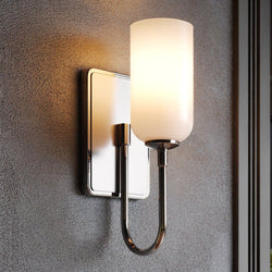 Urban Ambiance - Wall Sconce - UKC20681 New Traditional Indoor Wall Sconce, 13.5''H x 5''W x 6.5''Dep, Polished Nickel Finish, Ironwood Collection -